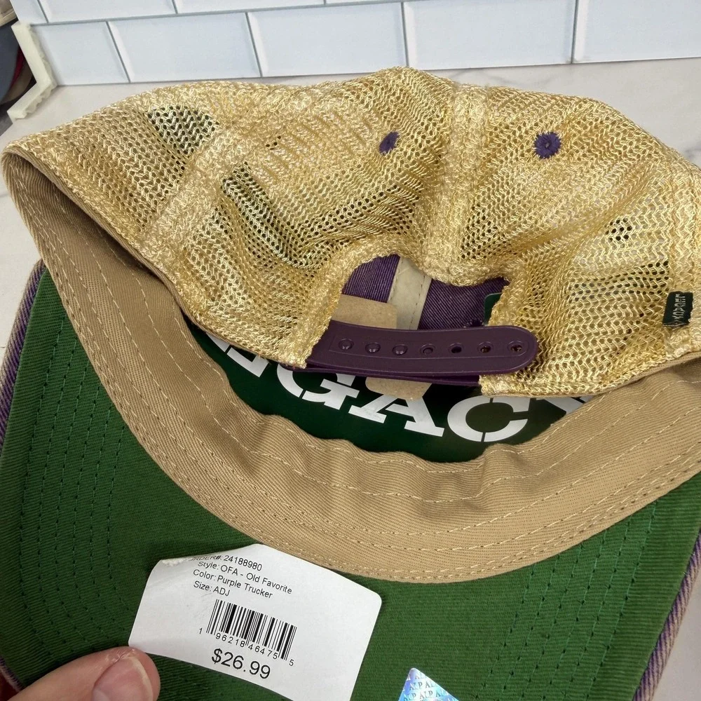 Kansas State Wildcats Hat Cap Snap Back Mens One Size Purple Tan NCAA Football